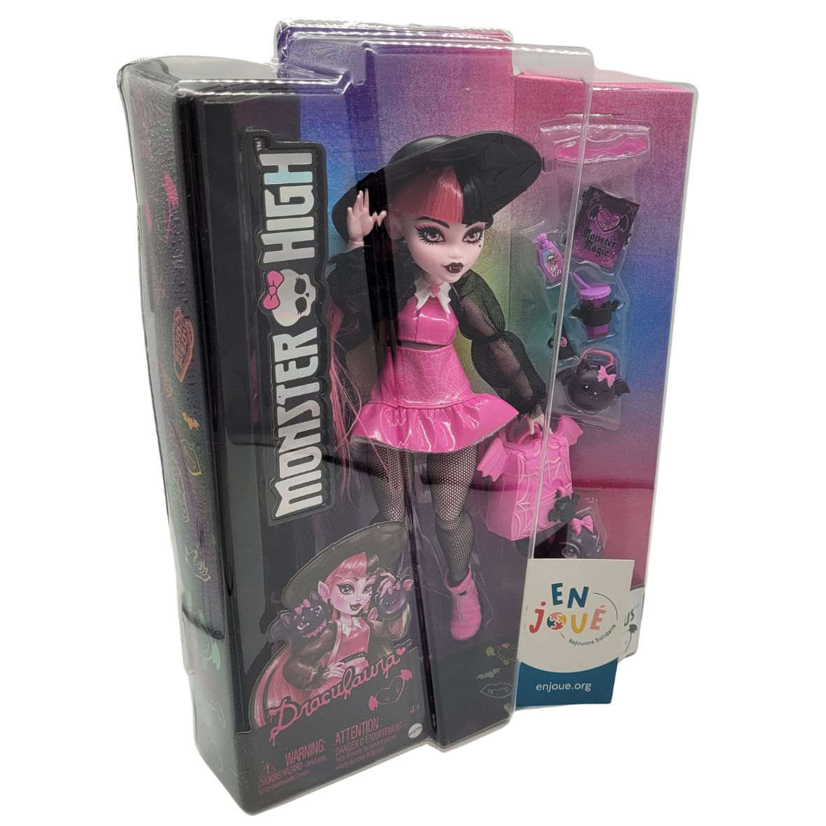 Mattel - Monster High Draculaura Poupée Avec Animal De Compagnie Et Accessoire - A partir de 4 ans. - Comme neuf - Photo 3